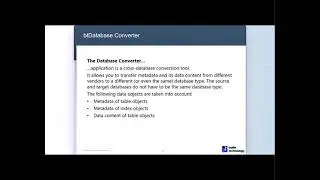 btDatabase Converter v3.1