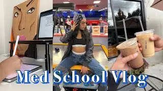 WEEKLY MEDICAL STUDENT VLOG | REPRODUCTIVE FINAL, 90'S PARTY, MERIT BEAUTY BLACK FRIDAY SALE