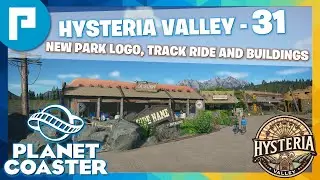 Hysteria Valley Update 31: New Logo, Tracked Car Ride, & Disney-Inspired Building! 🌍🎢