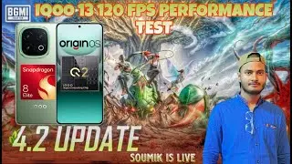 🔴ORIGIN OS 6 | IQOO 13 BGMI 120 FPS PERFORMANCE TEST #shortlivestream #shortsfeed #bgmi #iqoo13