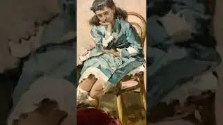 ARTBURO ART VLOG | EMILIO SALA FRANC&Eacute;S (Эмилио Сала Франсес ) Maria Guerrero as a Child(Мария), 1878