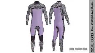 3/2mm Men's Billabong REVOLUTION Chest Zip Fullsuit - Wetsuit Wearhouse