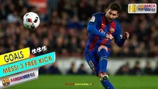 Messi starts 2017 with Freekick hattrick. (Jan 17)