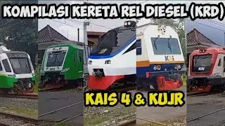 Kompilasi KLB Kereta Rel Diesel | Ada Kais 4 & KUJR!