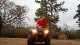 How we sew grass seed in the south! LoL