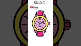 How to draw easy watch #shorts