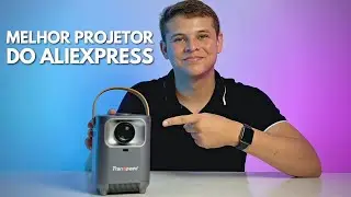 ACHEI O MELHOR PROJETOR BARATO QUE EXISTE!! Mini Projetor TranSpeed - Unboxing e Review
