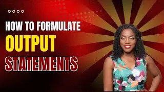 The 'Correct' Way To Write Output Statements
