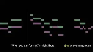 Learn Vocal Harmony: Right There by Ariana Grande 🎵 Upper Harmony ( trio ) - harmony tutorial