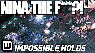 Starcraft 2: NINA THE HECK?! IMPOSSIBLE HOLDS & DEFENSE