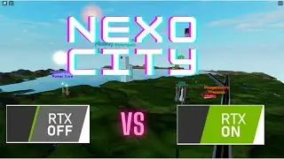 Roblox Nexo City | RTX OFF vs RTX ON Graphics comparison
