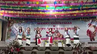 ArunachalPradesh holycross parish Catholic Church family dance on Christmas Eve.#Christmas#koloriang