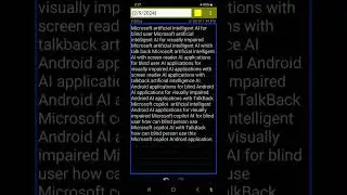 new Microsoft artificial intelligent application for blind user superb application using AI features