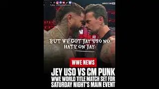 Wwe Cm punk vs Jey USO world championship