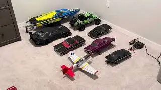 RC Collection ProBoat 48, Arrma Felony, Losi HammerRey, Chevelle Drag Car, Jevries 1959, 1964, 1979!