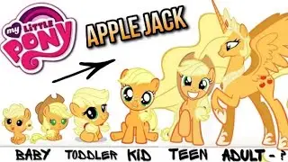 APPLE JACK My Little Pony Characters GROWING UP Compilation 2024 !!!