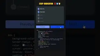 Step Indicator using HTML, CSS & JS 🔥