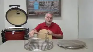 Kamado Joe Classic 2 - Grill, BBQ on multiple levels, Bake pizza