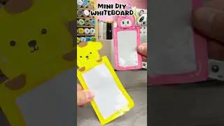 ✨Cute DIY ￼mini whiteboard!? #diy #sanrio #papercraft #cutecrafts #crafts #thingstodo #cute ￼