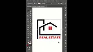 Creating a real estate logo in adobe illustrator |logo tutorial|#logodesign#logodesigntutorial