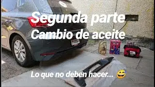 CAMBIO DE ACEITE AL IBIZA 2018
