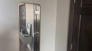 Gold Full Length Mirror for Small Entryway