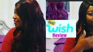 TRYING ON WISH APP WIGS ☆ Review 🙄 Synthetic Cheap and Affordable