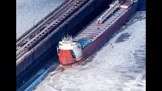 Duluth-Superior Winter Harbor Aerial Tour