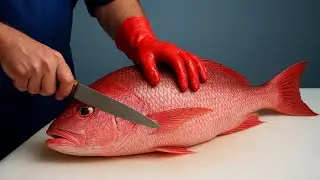 How Market Fish Vendors Fillet Fish So Fast