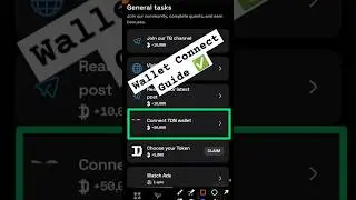 Dropee Airdrop Wallet Connect Guide ✅ : Dropee Airdrop me wallet Kaise connect kare #dropee #shorts