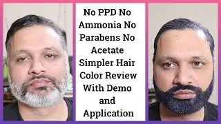 HOW TO DYE YOUR BEARD | How to Dye Beard | No Ammonia No PPD Hair Dye | Simpler Hair Color Review