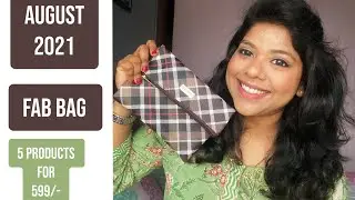 AUGUST 2021 FAB BAG  | FAB BAG AUGUST 2021 | Unboxing & Review