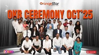OKR Ceremony &ndash; October 2025 | Orangestar Logistics | Leadership, Motivation & Recognition Event