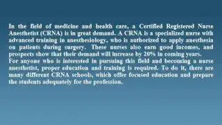 Top CRNA Schools