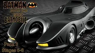 Build The 1989 Batmobile - Pack 3 -Stages 6,7,8