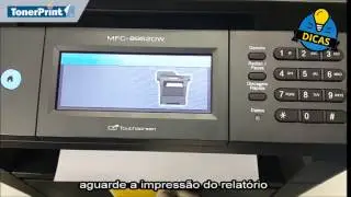 Relat&oacute;rio de P&aacute;ginas - Brother MFC - 8952DW