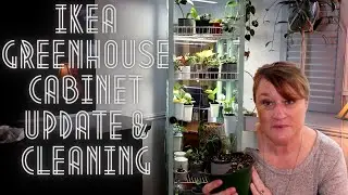 IKEA Greenhouse Cabinet Update and Cleaning