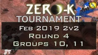 2019/02/23: 2v2 Tournament - Round 4 - Zero-K