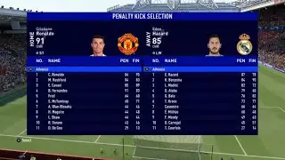 FIFA 22 Gameplay | Manchester United vs Real Madrid Penalty Shootout FIFA 22