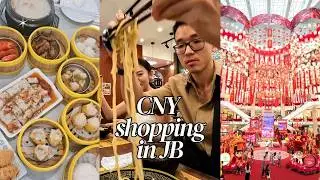 CNY Shopping in JB 🇲🇾 | Eco Botanic, Mid Valley, Dim Sum & Kanbe Ramen