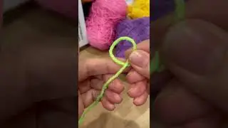 C&aacute;ch tạo mũi m&oacute;c đầu ti&ecirc;n | How to create the 1st crochet stitch #crochet #tutorial #beginners