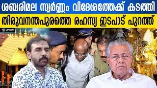 പ്രവാസി വ്യവസായിയുടെ വെളിപ്പെടുത്തൽ! പത്തനംതിട്ടയിൽ നിന്ന് ഡിണ്ടിഗലിലേക്ക് നീളുന്ന സ്വർണ്ണക്കൈമാറ്റം