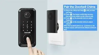 How to Install T1 Video Smart Lock | New