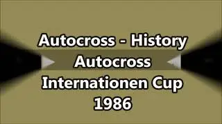 Autocross Nationen Cup 1986