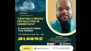 Crafting a Profile for selection of Career Path (Promo Video)