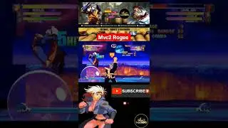 Mvc2: Rogue high damage corner combo with Thanos alpha assist on Dhalsim
