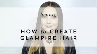 How to Achieve Straight Sleek Glampire Hair
