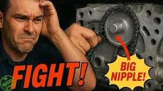 That &lsquo;Big Nipple&rsquo; Problem! Timing Chain Fight + Valve Cover Sealed Tight 😮