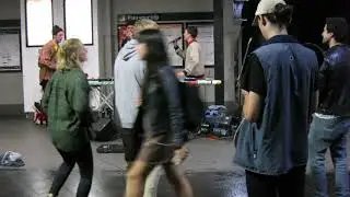 Funk Band 'The Regime' Busking in Sydney