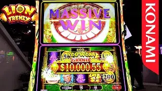 Lion Frenzy Slot Machine from Konami Gaming
